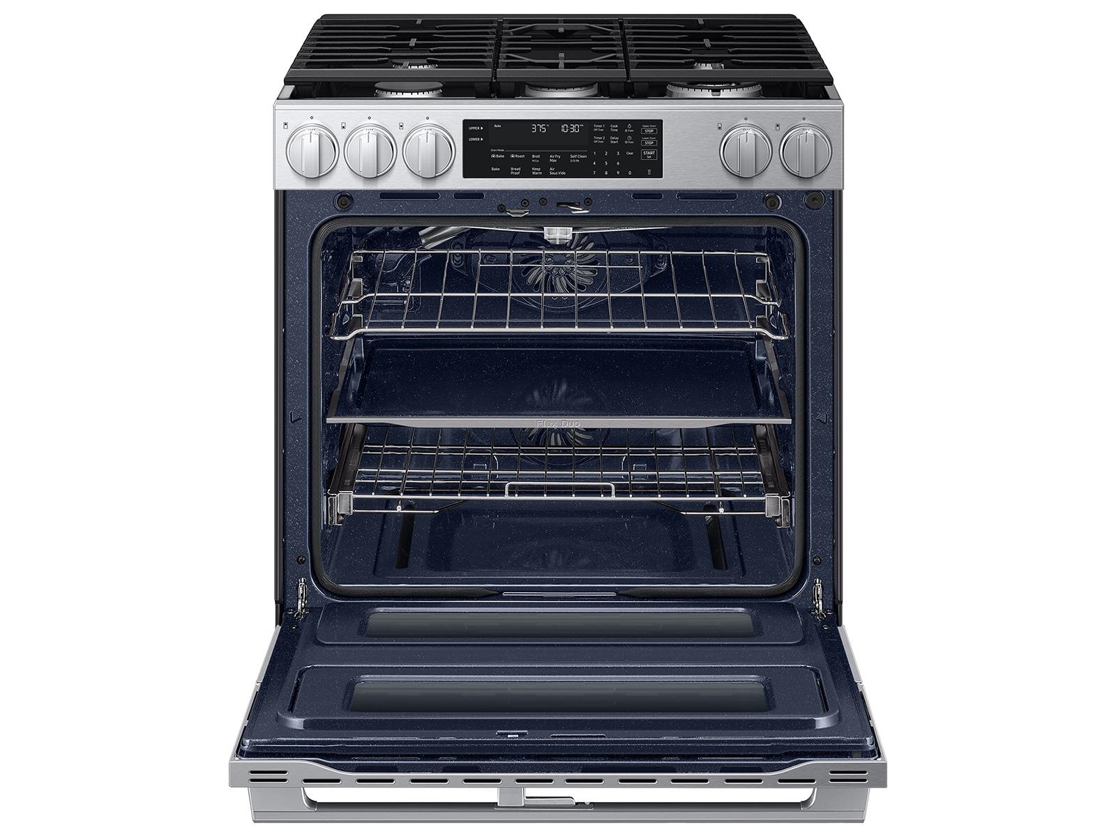 Samsung NSG90H60DRAA Bespoke Smart Slide-In Gas Range Flex Duo™ Oven Pro Style Design Dual True Convection
