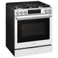 Samsung NSG90H60SW Bespoke Smart Slide-In Gas Range Pro Style Elite Design Illuminated Knobs Air Fry Max
