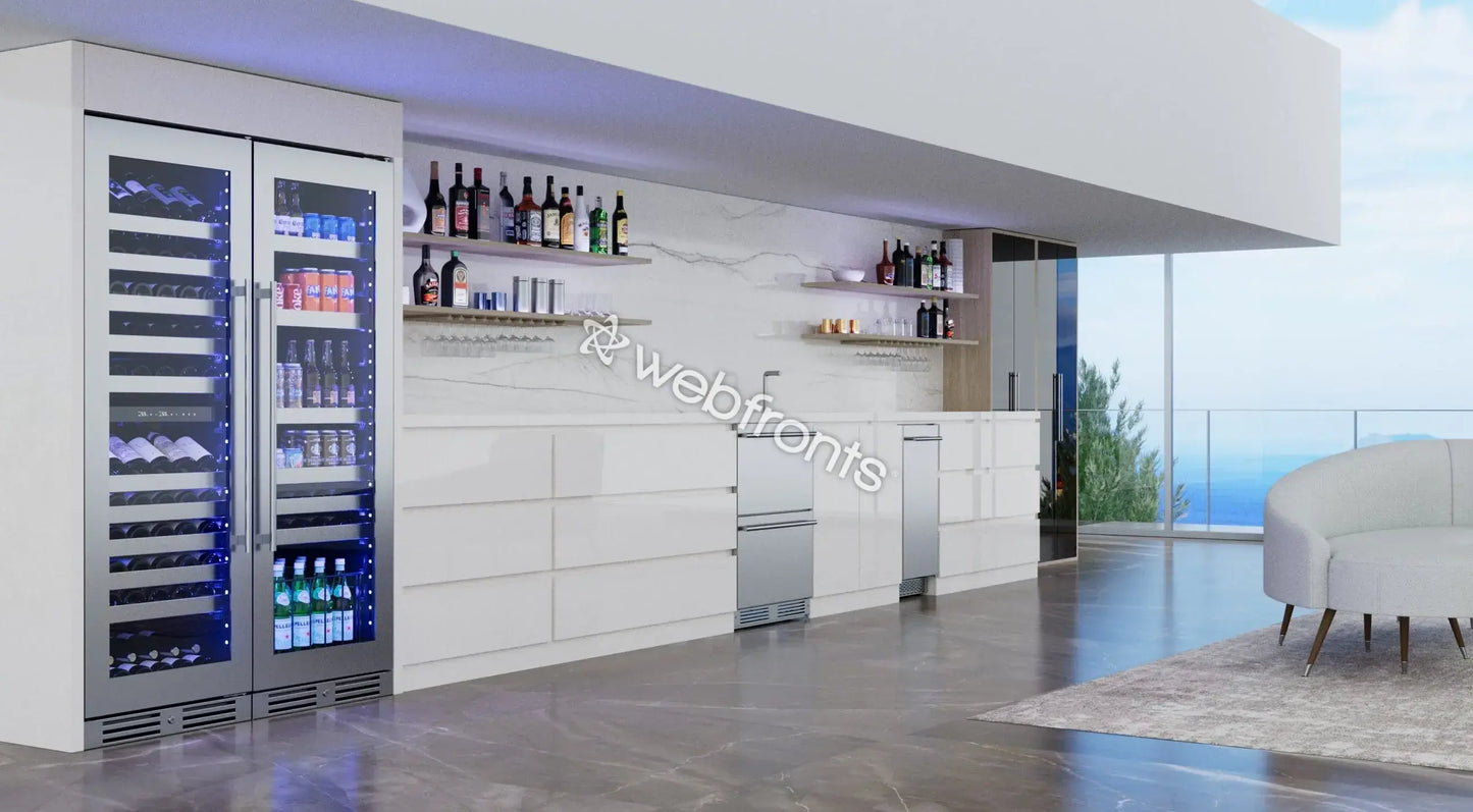 Xo Appliance XOU2470WGS Tall Single Zone Wine Ss Glass