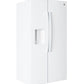 Ge Appliances GZE24NGYWW Ge® Energy Star® 23.6 Cu. Ft. Counter-Depth Side-By-Side Refrigerator With Extra Tall Dispenser And In-Door Icemaker