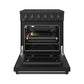 Thor Kitchen RSE30PB 30 Inch Professional Electric Range With Precision Knob Control In Black Gordon Ramsay Series