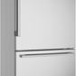 Bosch B33CM10SNS 100 Series, Free-Standing Fridge-Freezer With Freezer At Bottom, Brushed Steel (With Anti-Fingerprint), Total No Frost