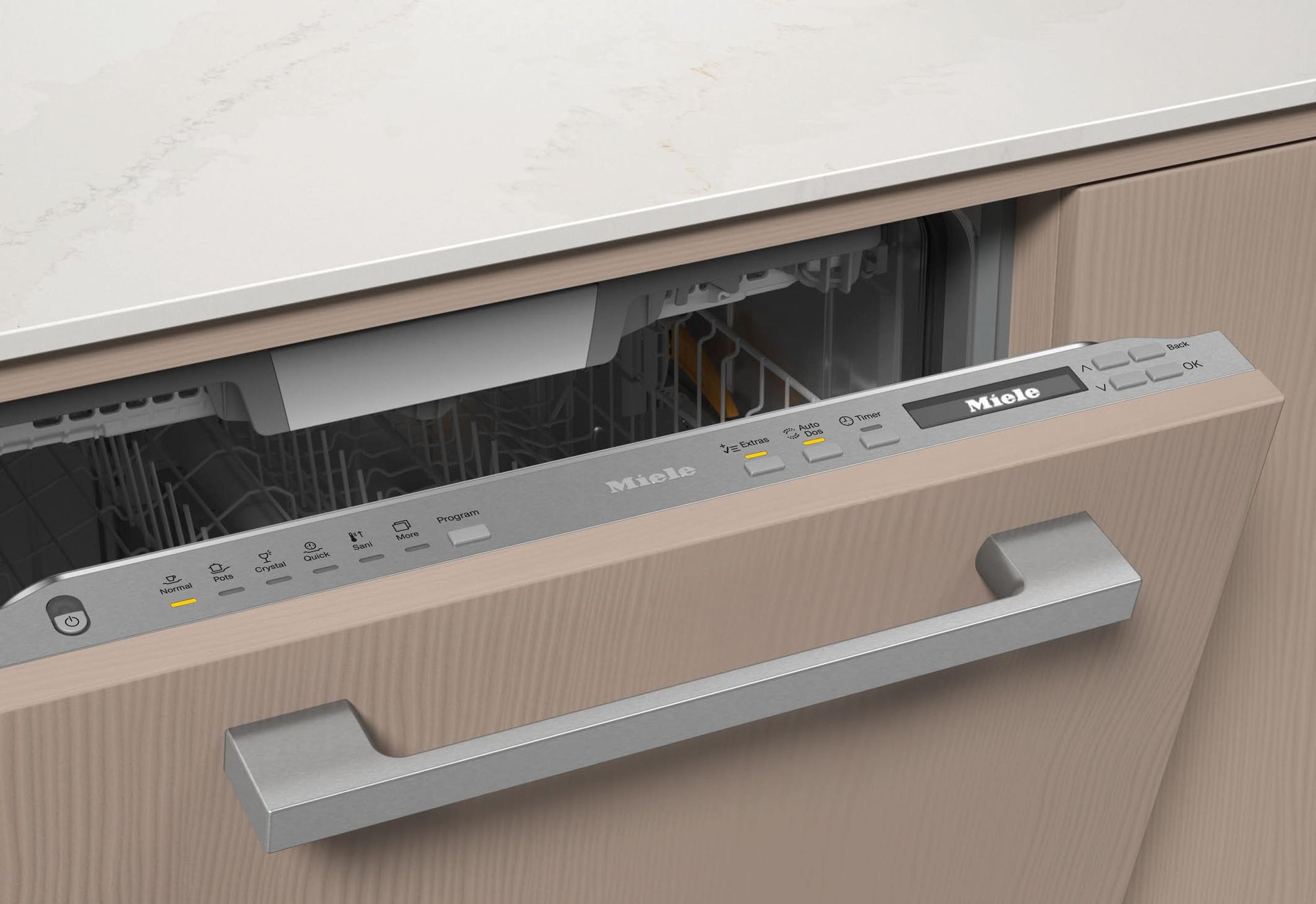 Miele G7186SCVI SCVi Fully integrated dishwashers in standard size AutoDos Stainless Steel with Automatic Dispensing
