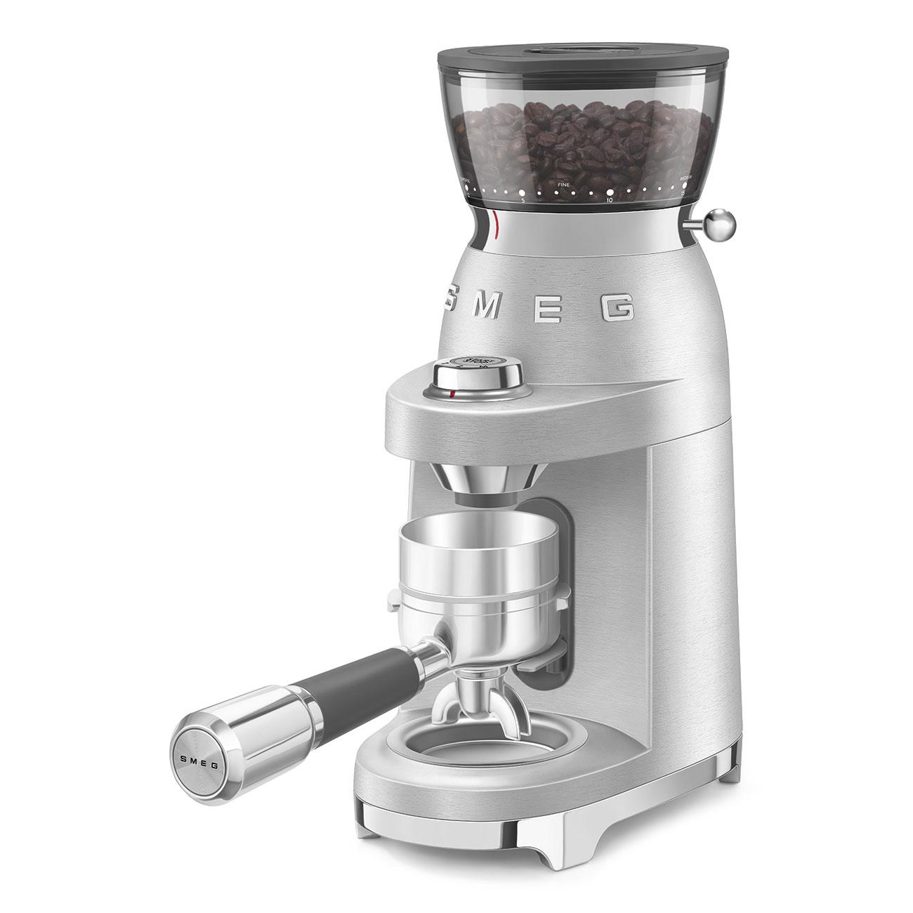 Smeg CGF02SSUS Coffee Grinder Aluminum Cgf02Ssus