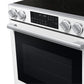 Samsung NSE90H63SW Bespoke Smart Slide-In Electric Range Pro Style Elite Design Illuminated Knobs Air Fry Max