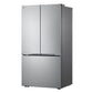 Lg LF25Z6211S 25 Cu. Ft. Counter-Depth Max™ With Zero Clearance™ 3-Door French Door Refrigerator With Thin Door Design