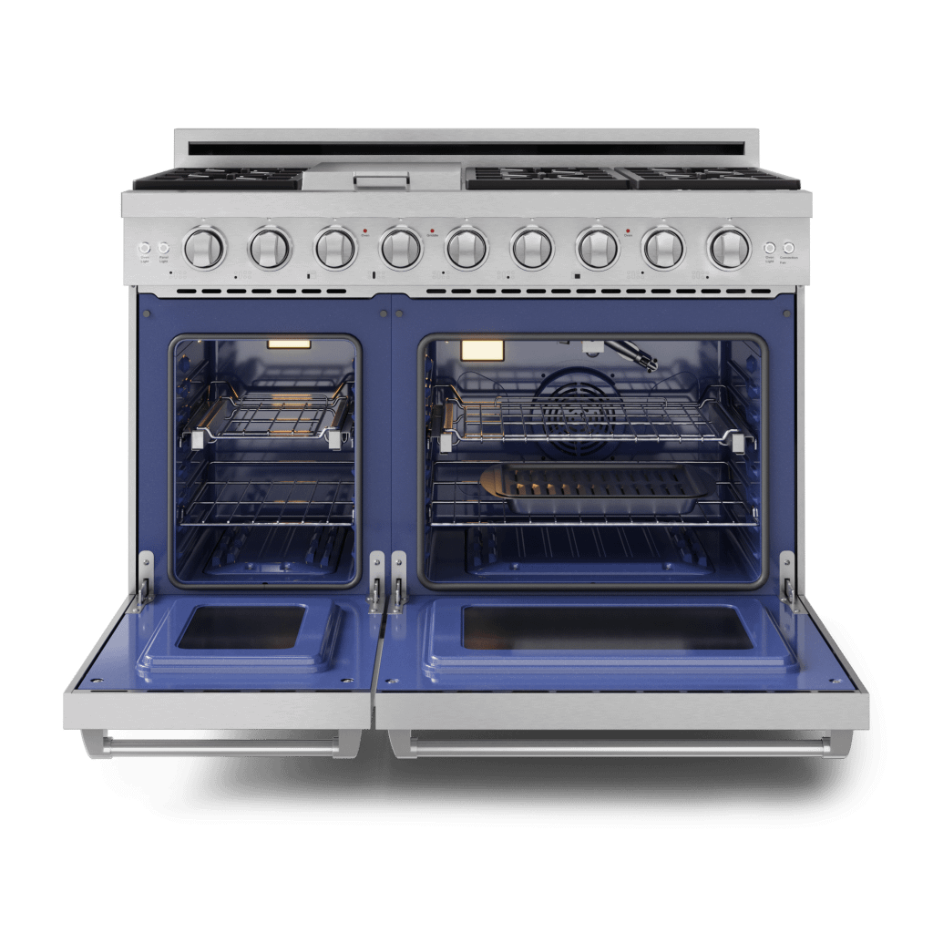 Thor Kitchen RSG48ELP 48 Inch Professional Lp Range With Pro-Style Knobs In Stainless Steel Gordon Ramsay Series - Rsg48Elp