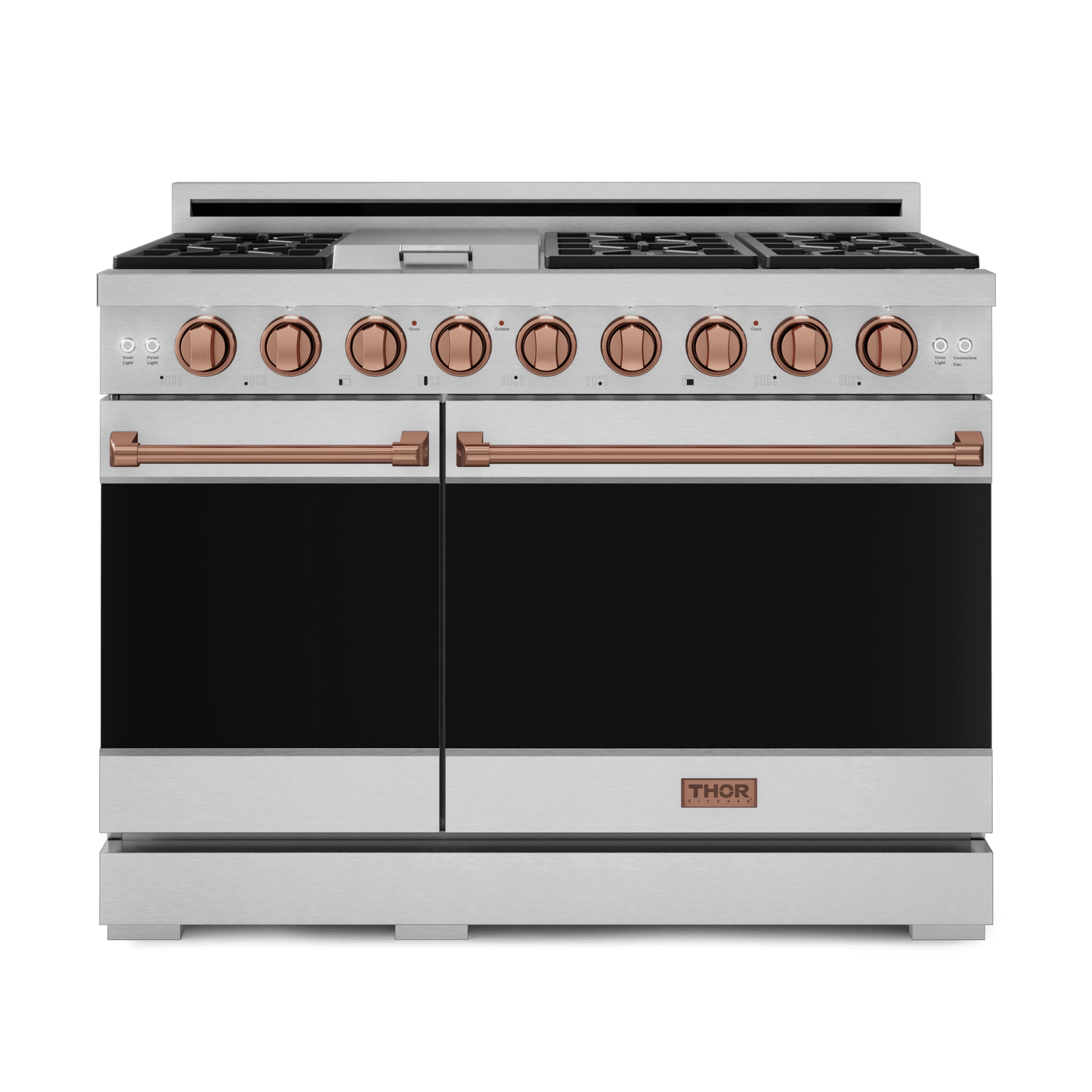 Thor Kitchen RSG48ELPRSG 48 Inch Professional Lp Range With Pro-Style Knobs In Stainless Steel/Rose Gold Gordon Ramsay Series - Rsg48Elp-Rsg