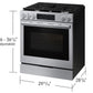 Samsung NSG90H60SR Bespoke Smart Slide-In Gas Range Pro Style Elite Design Illuminated Knobs Air Fry Max