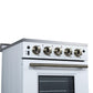Forno FFSEL606924WHT Forno Loiano 24 Inch Freestanding Electric Range In White