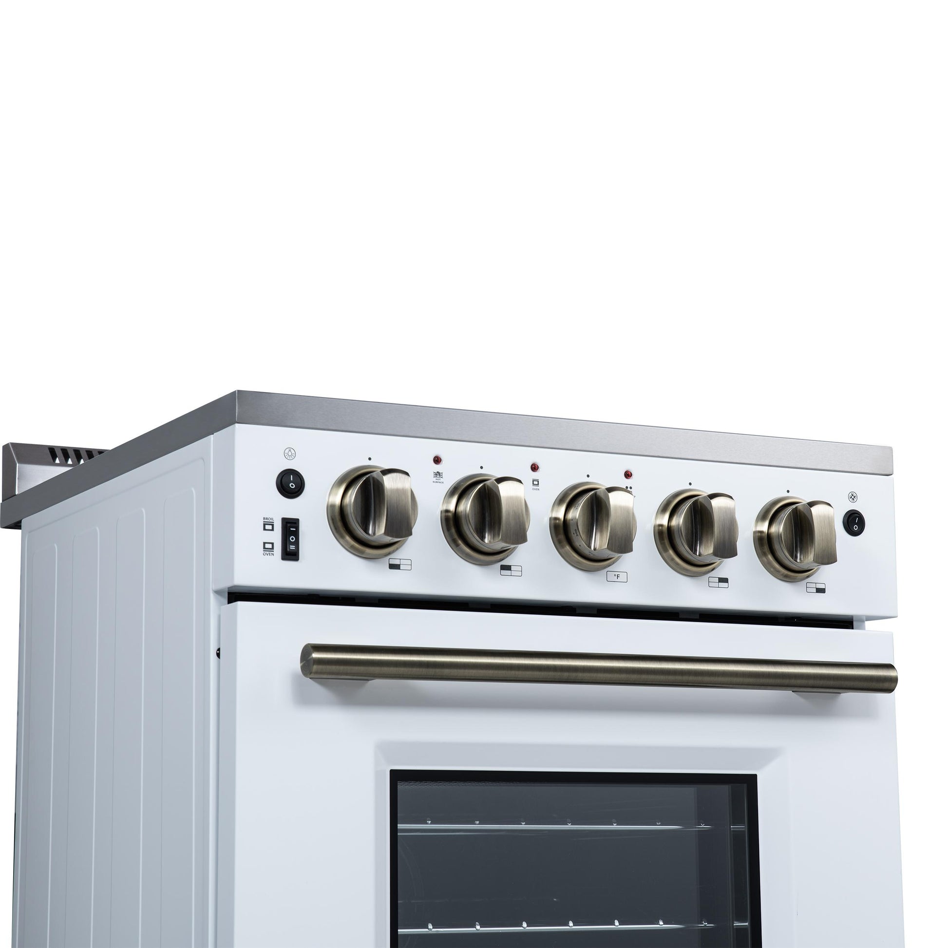 Forno FFSEL606924WHT Forno Loiano 24 Inch Freestanding Electric Range In White