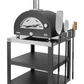 Xo Appliance XOPIZZA1HCAN Countertop Hybrid Gas & Wood Oven In Black