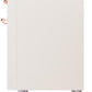 Ilve UPI366NMPAWP Nostalgie Ii 36 Inch Electric Freestanding Range In Antique White With Copper Trim