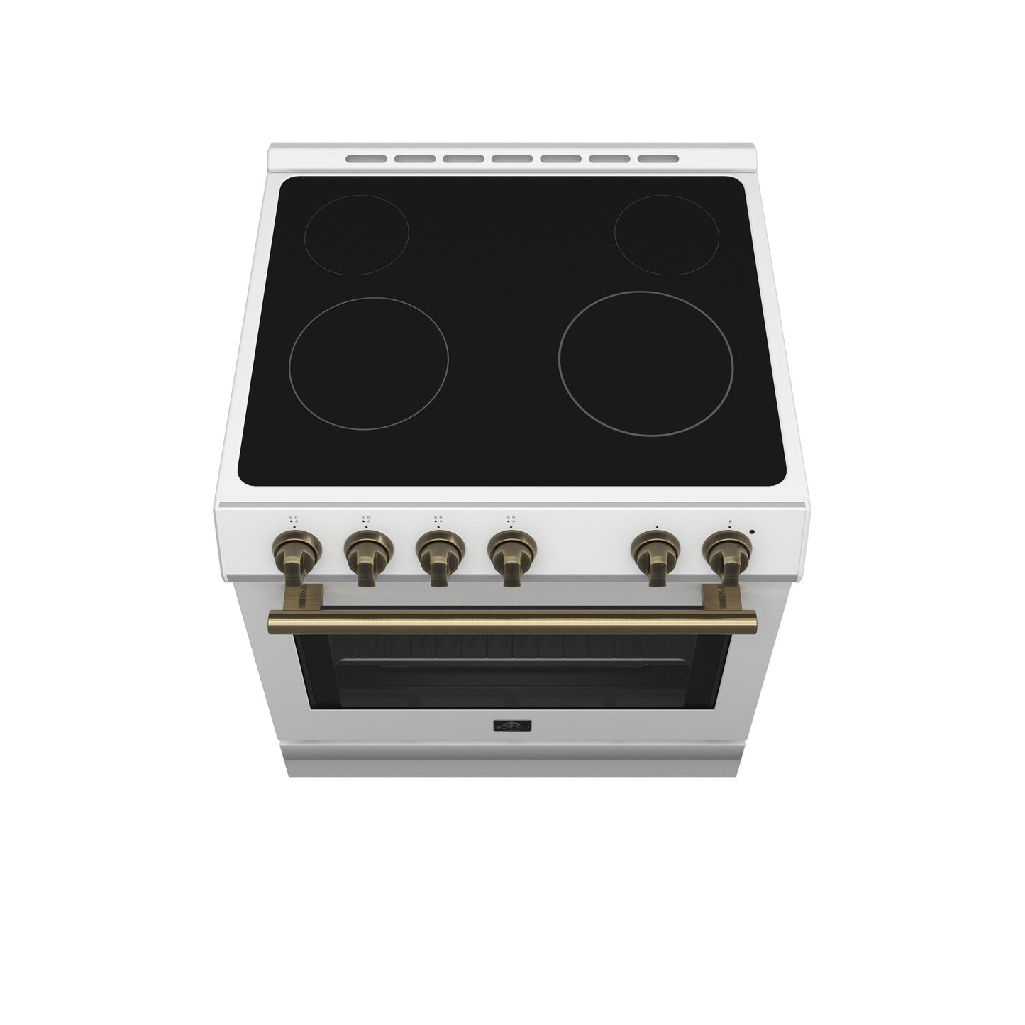 Forno FFSEL602230WHT Forno Leonardo Espresso 30-Inch White Electric Range, True Convection, Energy Efficient