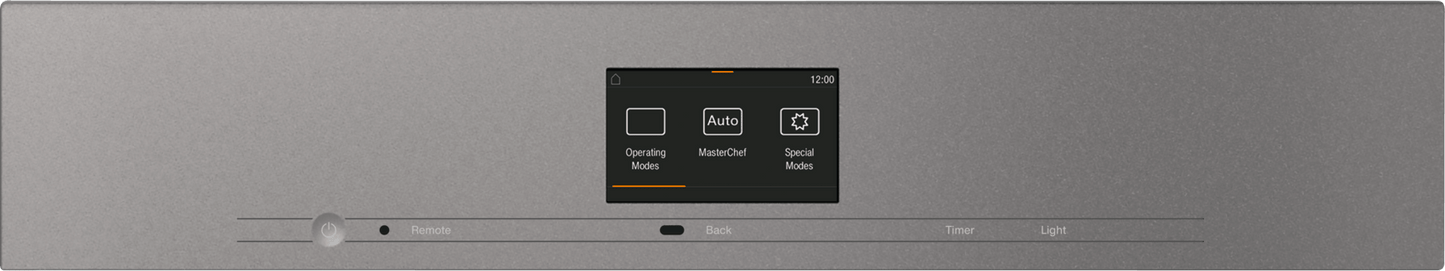 Miele H7660BPGG H 7660 Bp Am Graphite Grey - 24" Oven In A Perfectly Combinable Design With Roast Probe And Brilliantlight.