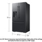 Samsung RF70H30GEE Bespoke Ai 3-Door French Door Zero Clearance Fit Sphere Ice™ 29 Cu. Ft.