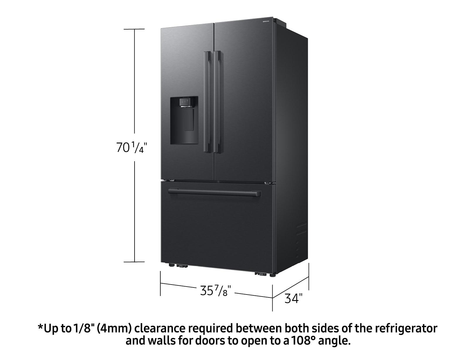 Samsung RF70H30GEE Bespoke Ai 3-Door French Door Zero Clearance Fit Sphere Ice™ 29 Cu. Ft.