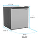 Avanti AVAR16F3S Avanti 1.6 Cu. Ft. Compact Refrigerator With Auto-Defrost, In Stainless (Avar16F3S)