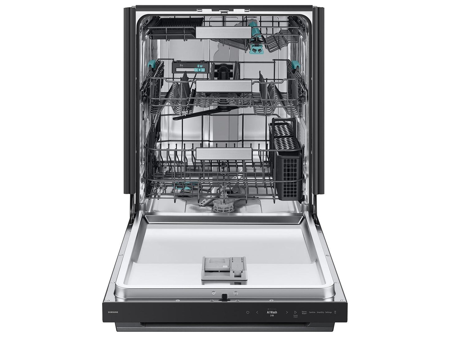 Samsung DW90H89TETE Bespoke Ai Smart Dishwasher Ai Wash & 3Rd Rack Washing System Autorelease™ Door 38Dba