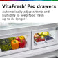 Bosch B36CL84ENS 800 Series, French Door Bottom Freezer, Multi Door, 36'', Brushed Steel (With Anti-Fingerprint)