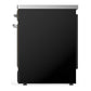 Ilve UMIB30NR3BKC Ilve Umib30Nr3Bkc Majestic Iii 30 Inch Induction Range With 4 Elements, 4 Cu. Ft. Oven Capacity (Triple Glass Door, Glossy Black, Chrome)