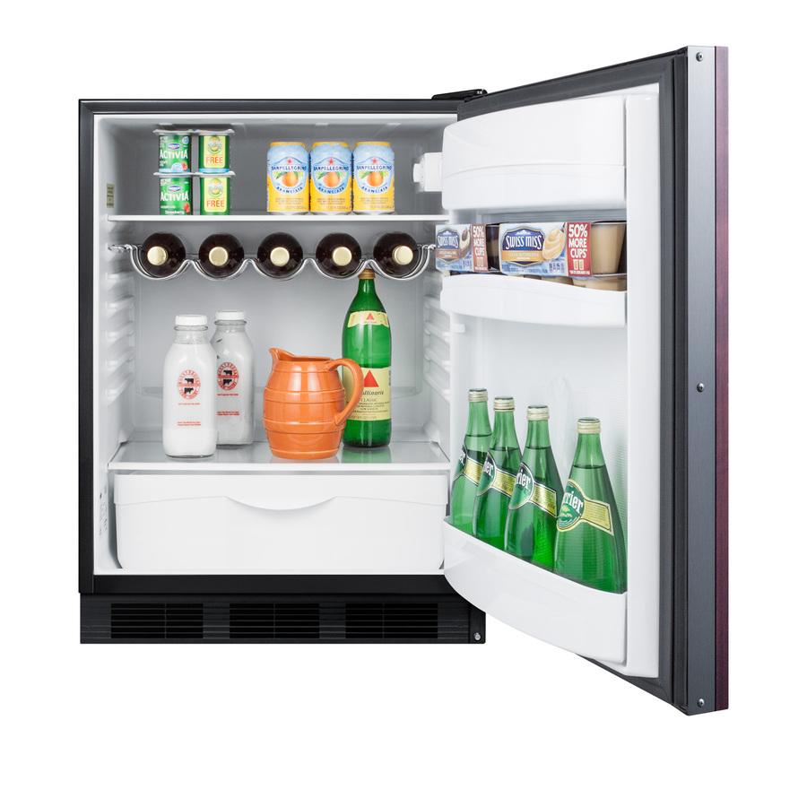 Summit FF63BKIFADA 24" Wide All-Refrigerator, Ada Compliant (Panel Not Included)