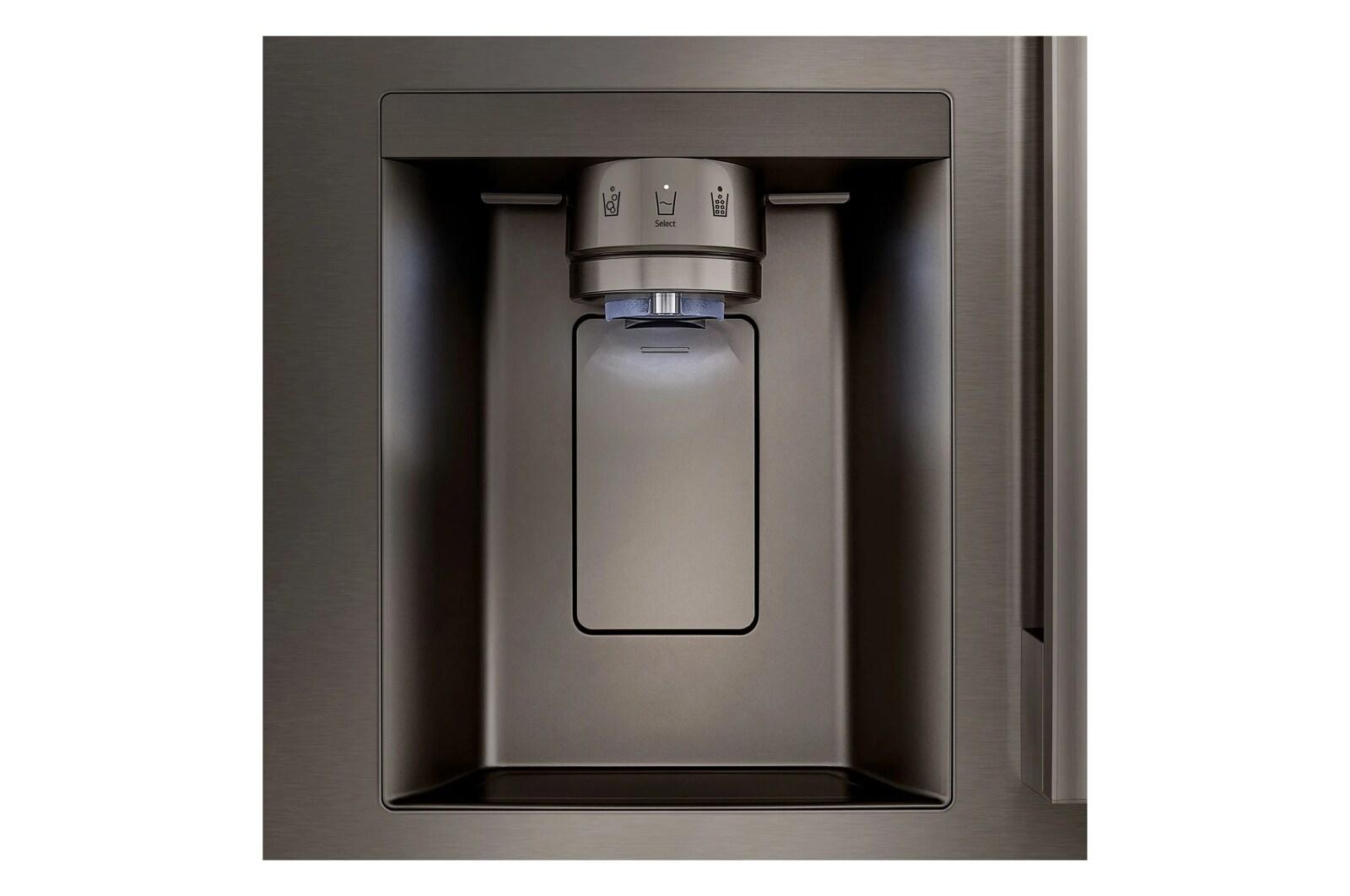 Lg LF25H6330D 25 Cu.Ft. 3-Door French Door Refrigerator With New Hybrid Handle Design And External Ice And Water Dispenser