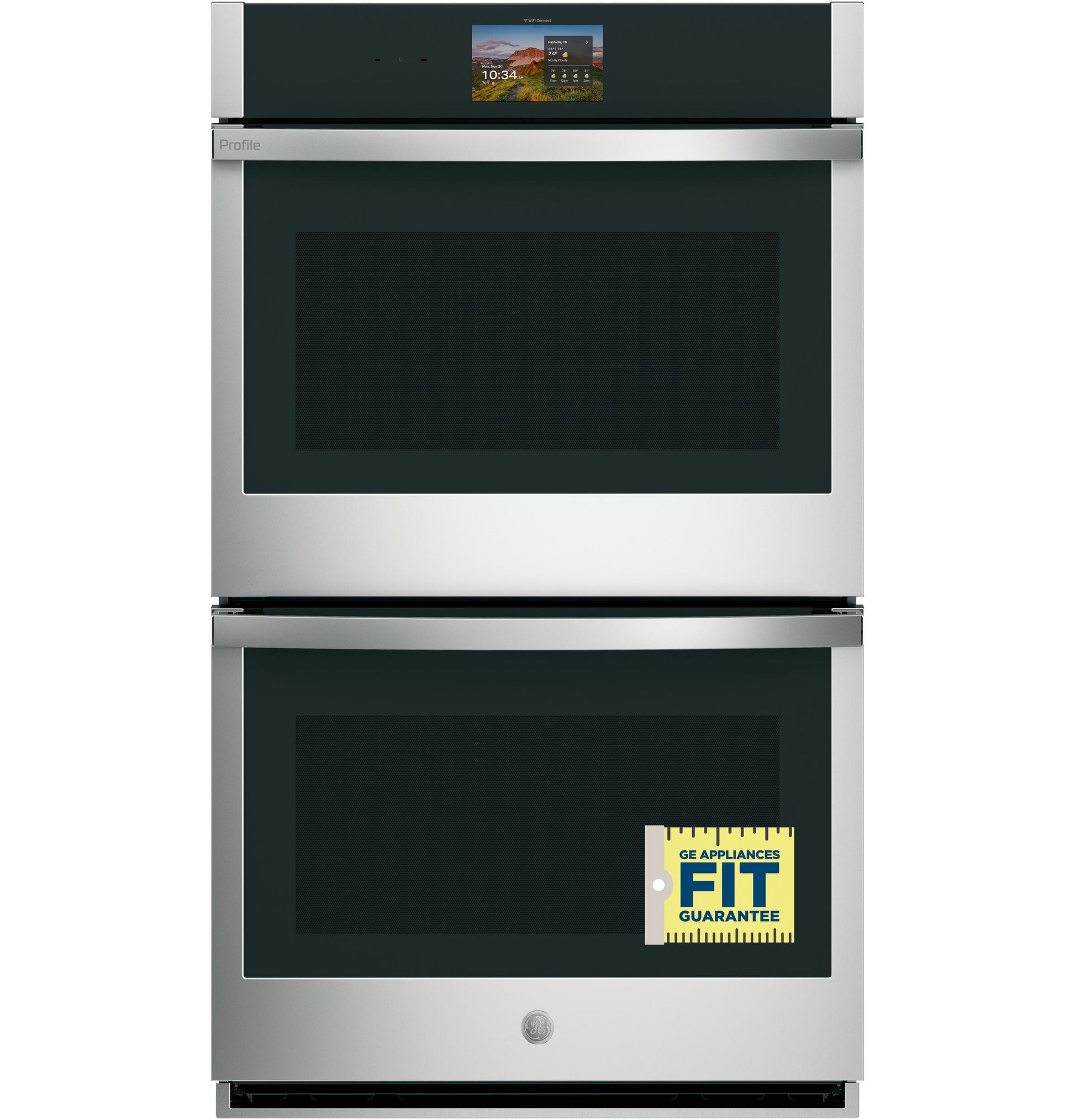 Ge Appliances PTD9000SZSS Ge Profile™ 30" Smart Built-In Convection Double Wall Oven With In-Oven Camera And No Preheat Air Fry