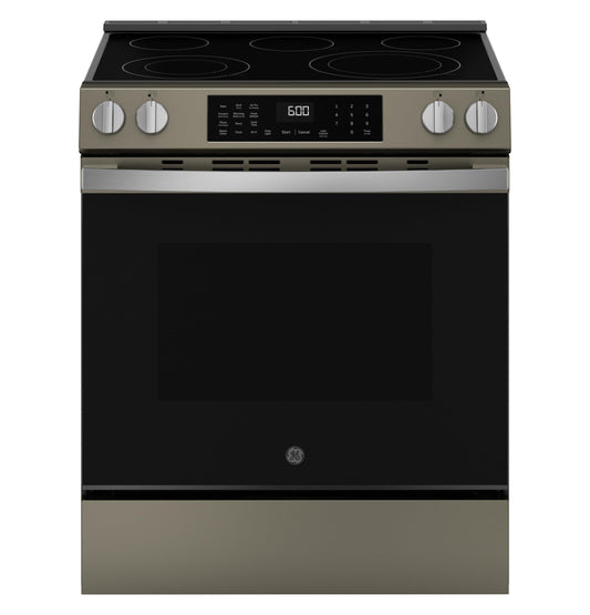 Ge Appliances GRS600AVES Ge® 30" Slide-In Electric Convection Range With No Preheat Air Fry And Easywash™ Oven Tray