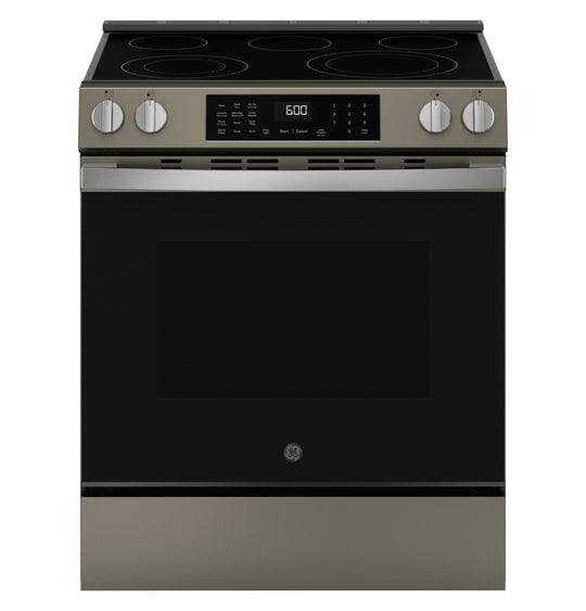 Ge Appliances GRS600AVES Ge® 30" Slide-In Electric Convection Range With No Preheat Air Fry And Easywash™ Oven Tray
