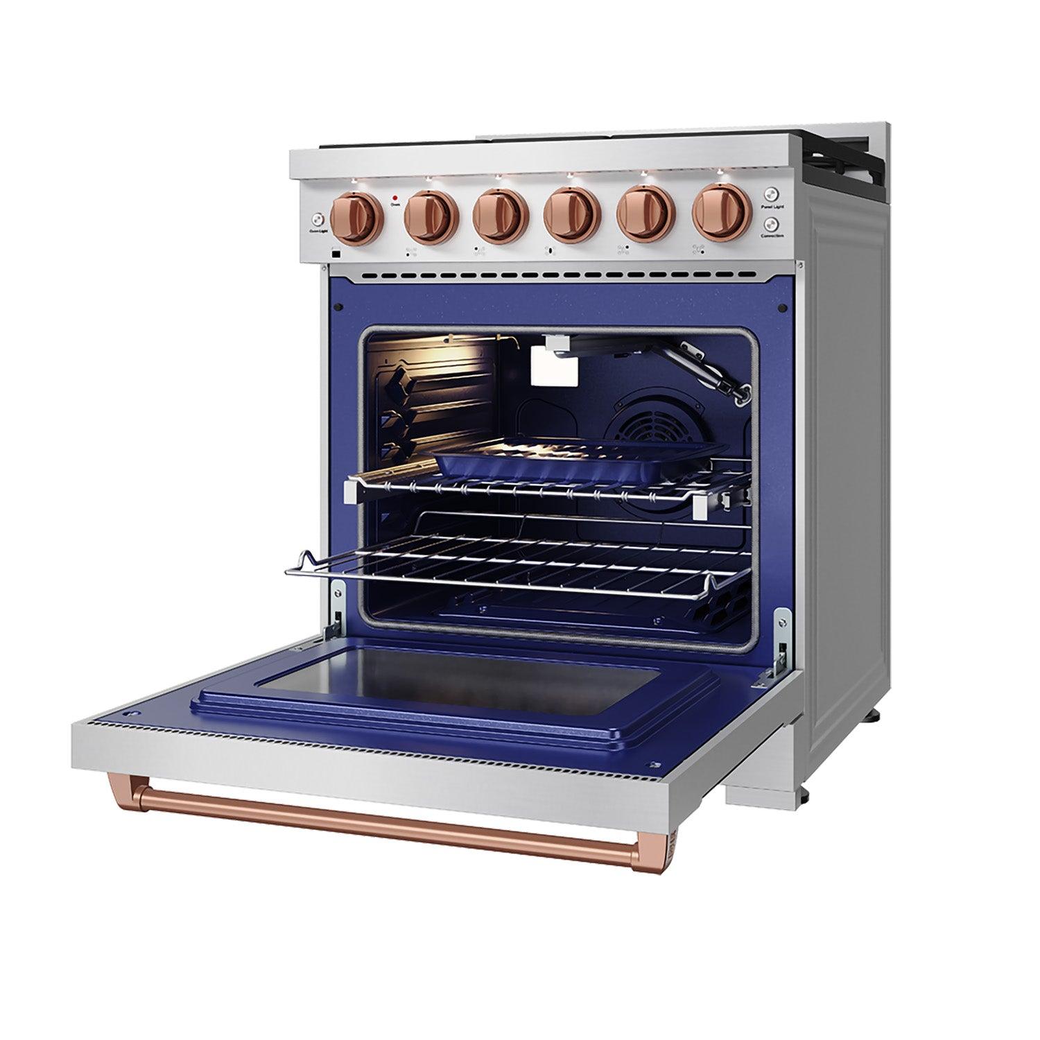 Thor Kitchen RSG30PRSG 30 Inch Professional Gas With Precision Knob Control In Stainless Steel/Rose Gold