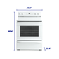 Element Appliance EER34MSCW Element 5.2 Cu. Ft. 30 Electric Range - White (Eer34Mscw)