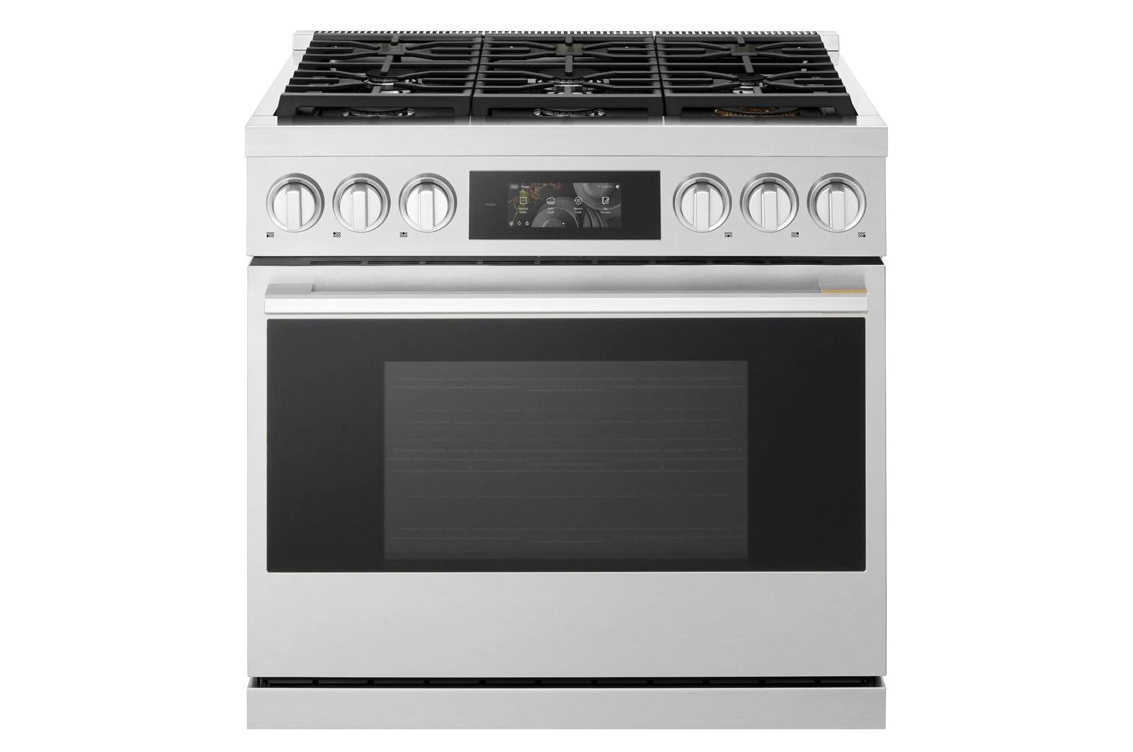 Lg LPGU6319Y Lg Signature 6.3 Cu. Ft. Smart Gas Slide-In Pro Range With Dynamic Probake® Convection, Air Fry, Air Sous Vide And Roast Mode