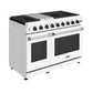 Thor Kitchen LRG4807UW 48 Inch Professional Gas Range In White