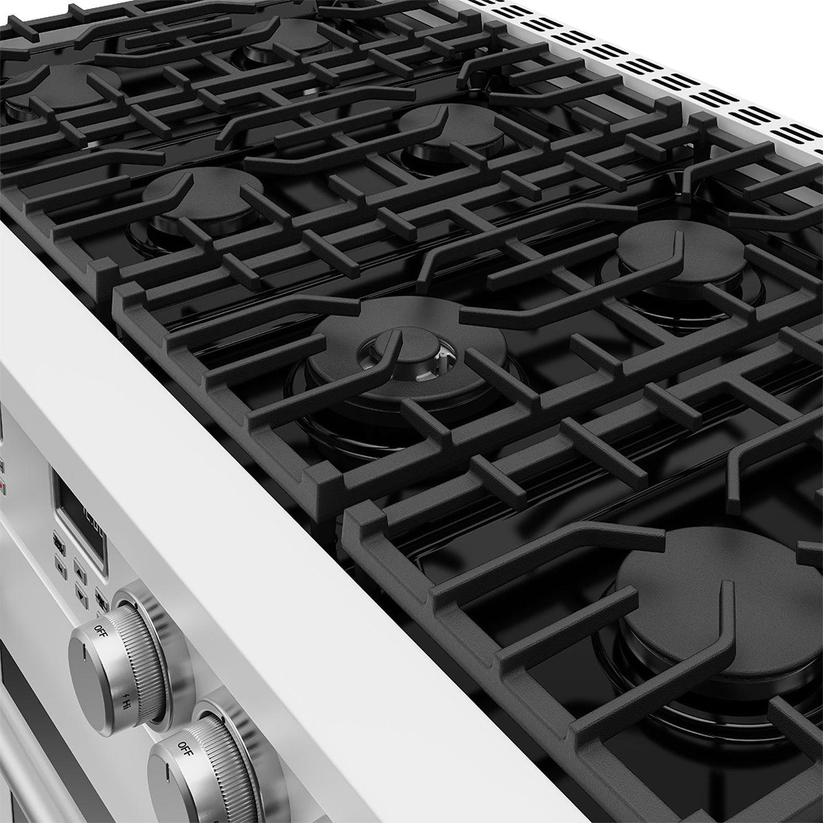 Thor Kitchen ARG48W 48 Inch Contemporary Professional Gas Range In White