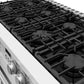 Thor Kitchen ARG48WLP 48 Inch Contemporary Professional Liquid Propane Range In White