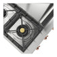 Ilve UHCP36FNSSPLP Ilve Uhcp36Fnssplp Nostalgie Ii 36 Inch Built-In Gas Rangetop With 6 Burners And Griddle, In Stainless Steel (Liquid Propane, Copper)