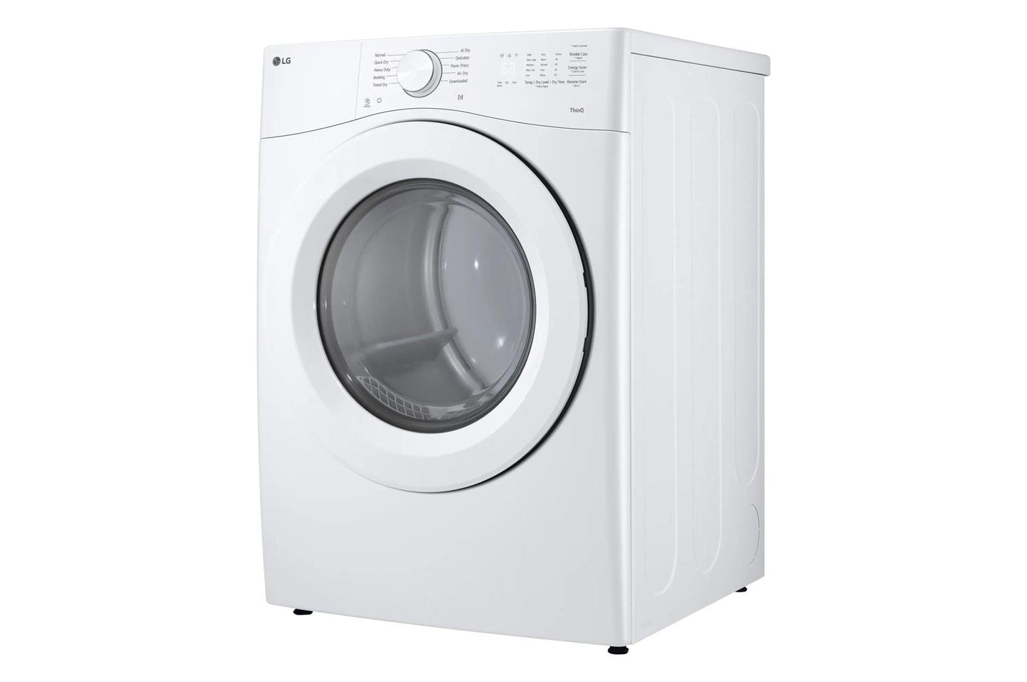 Lg DLE3420W 7.4 Cu. Ft. Ultra Large Capacity Smart Front Load Electric Dryer