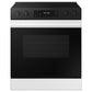 Samsung NSE6DB830012 Bespoke 6.3 Cu. Ft. Smart Slide-In Electric Range With Air Fry & Precision Knobs In White Glass