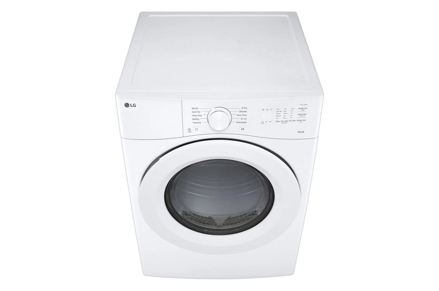 Lg DLE3420W 7.4 Cu. Ft. Ultra Large Capacity Smart Front Load Electric Dryer