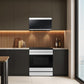 Samsung ME21DB650012 Bespoke 2.1 Cu. Ft. Over-The-Range Microwave With Edge To Edge Glass Display In White Glass