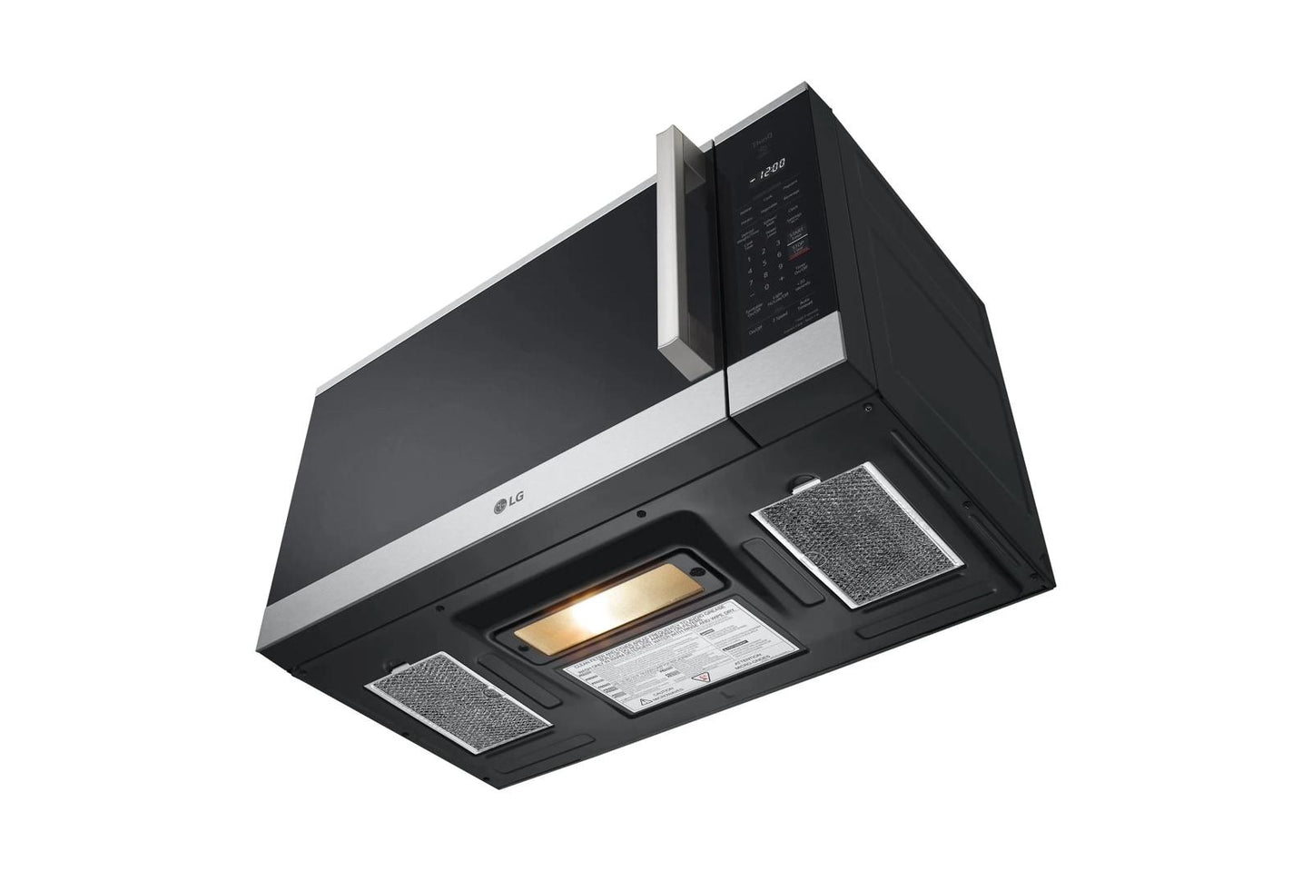 Lg MVEM1825X 1.8 Cu. Ft. Smart Over-The-Range Microwave Oven With Easyclean®