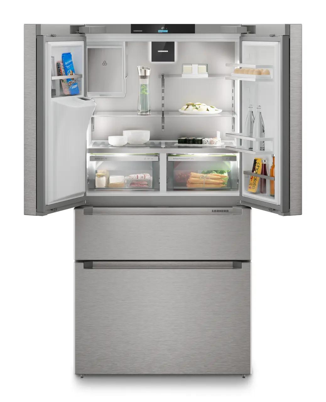 Liebherr FDBHC36S French Door Fridge-Freezer With 2 Freezer Drawers And Water And Ice Cube Dispenser