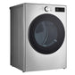 Lg DLGX5801V 7.4 Cu. Ft. Ultra Large Capacity Smart Front Load Dryer With Turbosteam®, Built-In Intelligence And Hybrid Electronic Controls With Lcd Display