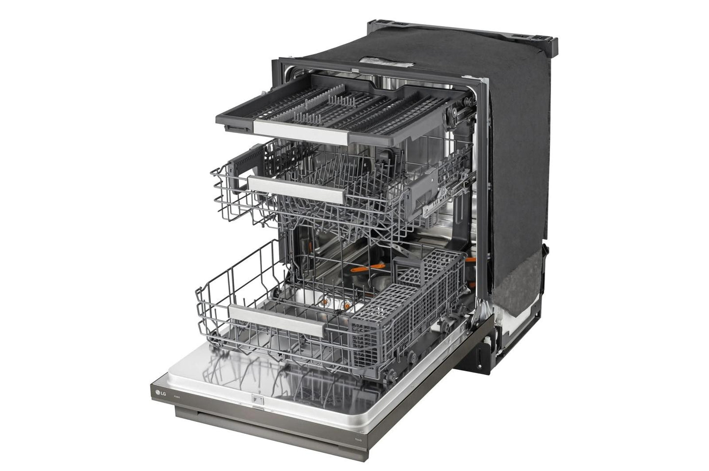 Lg LDNTH753D Smart Flushfit™ Top Control Dishwasher With 1-Hour Wash & Dry, Quadwash® Pro, Truesteam® And Dynamic Heat Dry™ W/Autovent Dry™