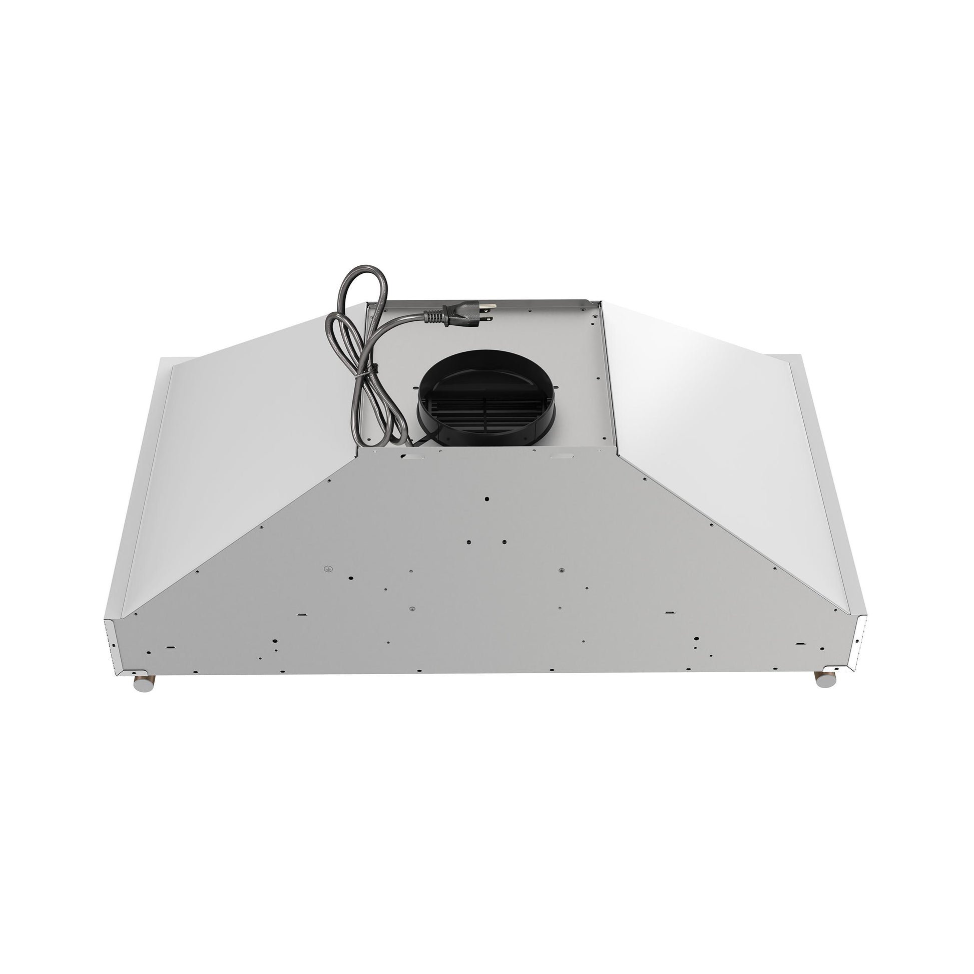 Forno FRHWM550336WHT Forno Venezia 36 Inch Wall-Mounted Range Hood In White With Touch Controls And Baffle Filters