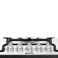 Smeg PGFU30X2 Cooktop Stainless Steel Pgfu30X2