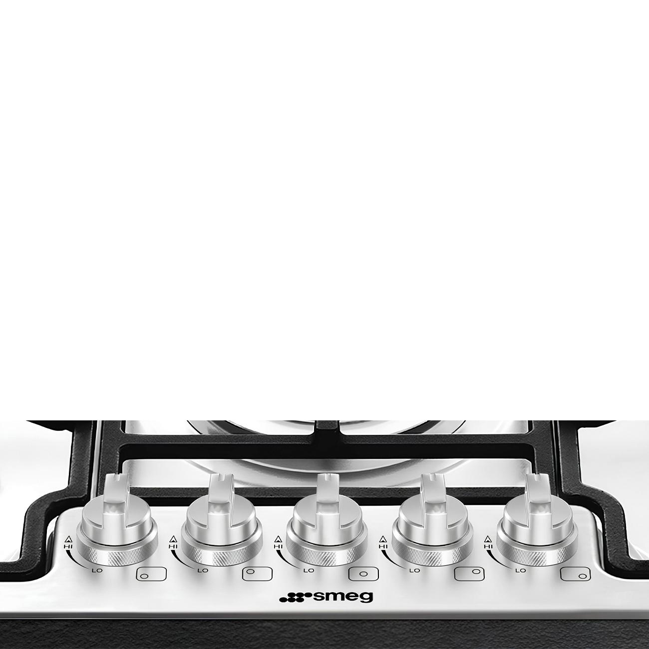 Smeg PGFU30X2 Cooktop Stainless Steel Pgfu30X2