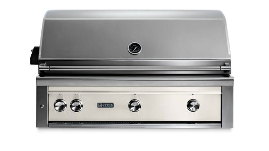 Lynx L42ATRGLLP 42" Built-In Grill - All Trident™ W/ Rotisserie - Glacier