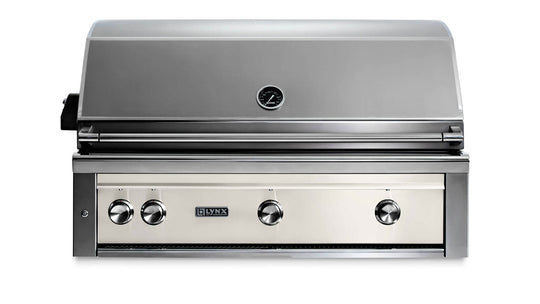 Lynx L42TRGLLP 42" Built-In Grill - 1 Trident™ W/ Rotisserie - Glacier